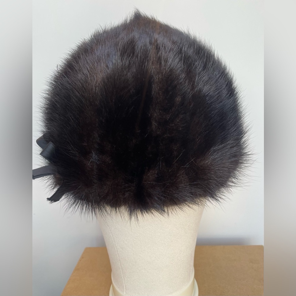 Vintage Fur winter hat - Size Small